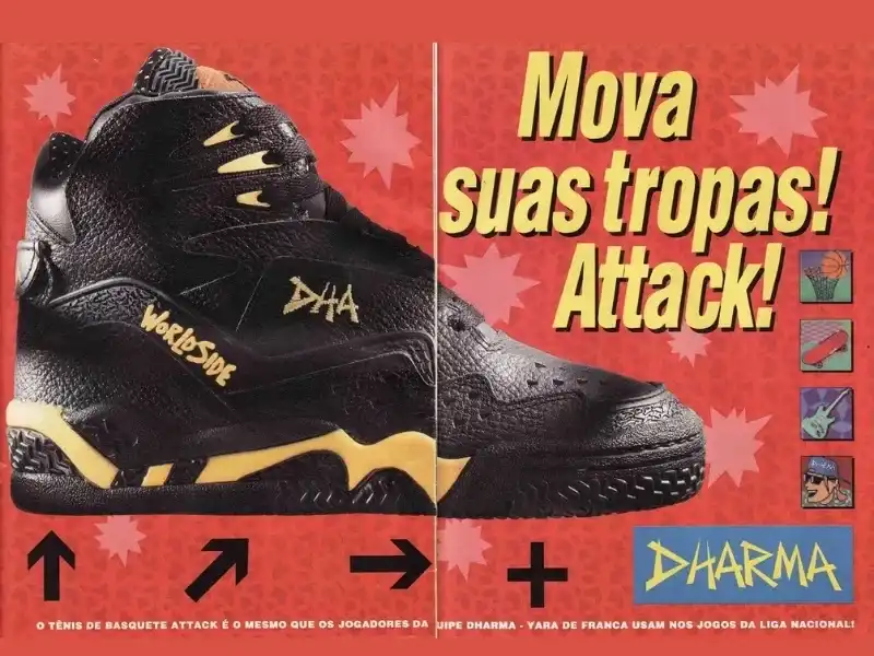 Quem lembra do tênis Dharma? Febre nos anos 90