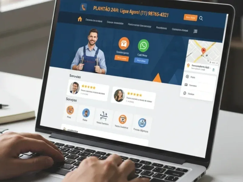 Como Criar um Site Eficiente para sua Desentupidora